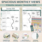 bloom daily planners 2026 Hardcover Calendar Year Goal & Vision Planner - Image 2