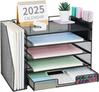 OPNICE Desk Organizer, 5-Tier Paper File Organizer - Image 8