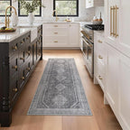 GENIMO Runner Rug 2x5 Non Slip Machine Washable Hallway Runner Rug, Low Pile - Image 3