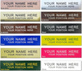 Personalized Office Name Plate 2"x10" Customize Wall Door Sign NamePlate by Icomecn