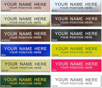Personalized Office Name Plate 2"x 8" Customize Wall Door Sign NamePlate by Icomecn
