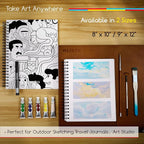 MEEDEN Mixed Media Paper Pad: 9" x 12" 112lb/165gsm Spiral Bound Mixed Media - Image 7