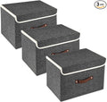 TYEERS Collapsible Storage Boxes, Washable Fabric Storage Bins by StorageOrganization