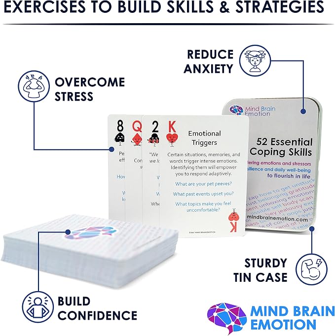 Mind Brain Emotion 52 Essential Coping Skills Cards - Image 2