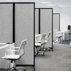 Upgrade Version Room Partition and Divider, Freestanding Rolling Dividers - Image 6