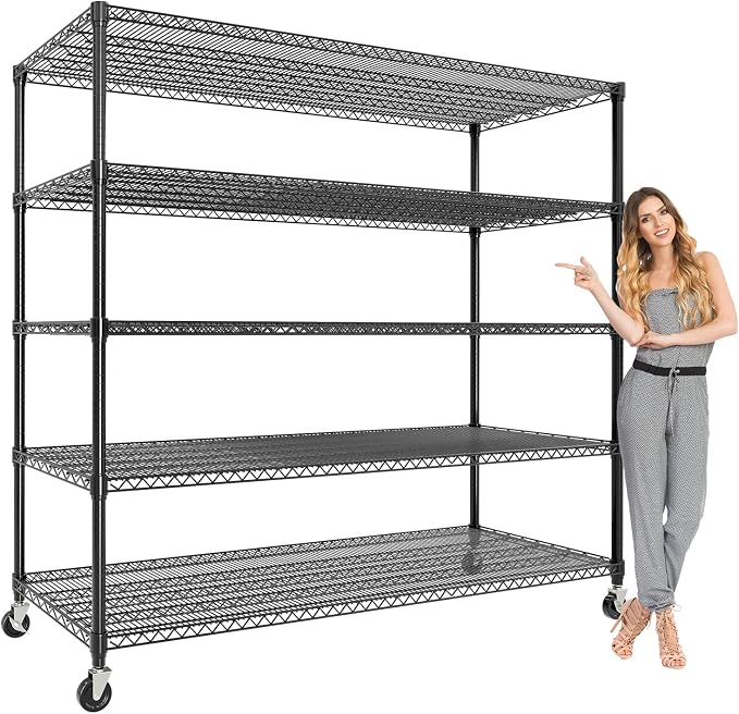 MilleLoom 82" H Storage Shelves by Unknown