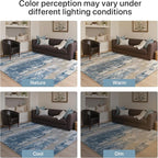 GENIMO No Crease Non Slip 8x10 Area Rugs - Image 8