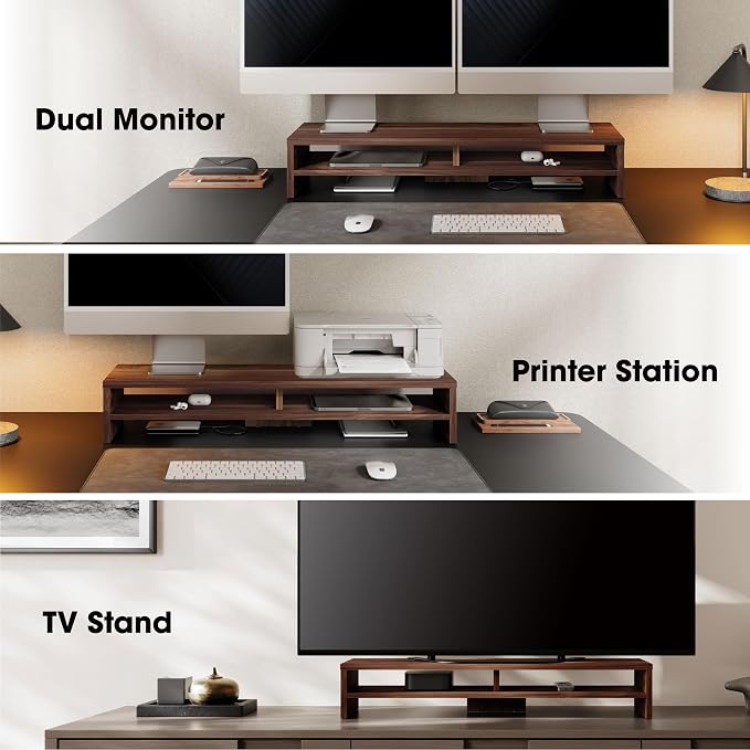 Fenge Monitor Stand, 31.5 Inch Computer Monitor Riser - Image 6