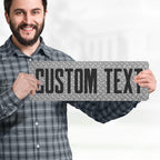 Custom Sign, Custom Street Sign, 11 Font Colors, 13 Font Styles, 4 Hole Options - Image 2