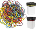 100Pack Trash Can Rubber Bands, 5 Colors Large Rubber Bands, Heavy Duty by Unknown