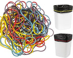 100Pack Trash Can Rubber Bands, 5 Colors Large Rubber Bands, Heavy Duty by Unknown