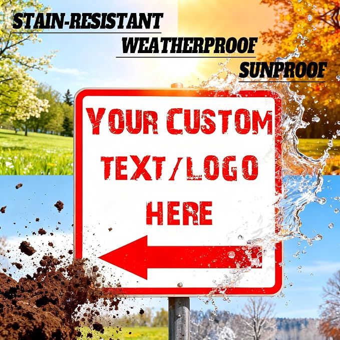 Custom Square Directional Signs - Image 3