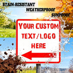 Custom Square Right Arrow Signs - Image 3