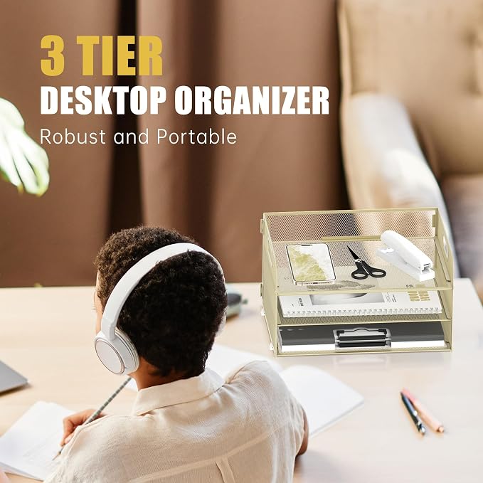 Daltack 3-Tier Paper Organizer - Image 2