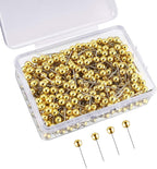 WILLBOND 500 Pack Map Push Pins Map Tacks Small Round Head Push Pins Thumb Tacks by Willbond+Technology+Limited
