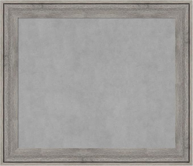 Amanti Art Grey Framed Magnetic Board 25x29 Medium Vision Board by AmantiArt