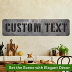 Custom Sign, Custom Street Sign, 11 Font Colors, 13 Font Styles, 4 Hole Options - Image 4