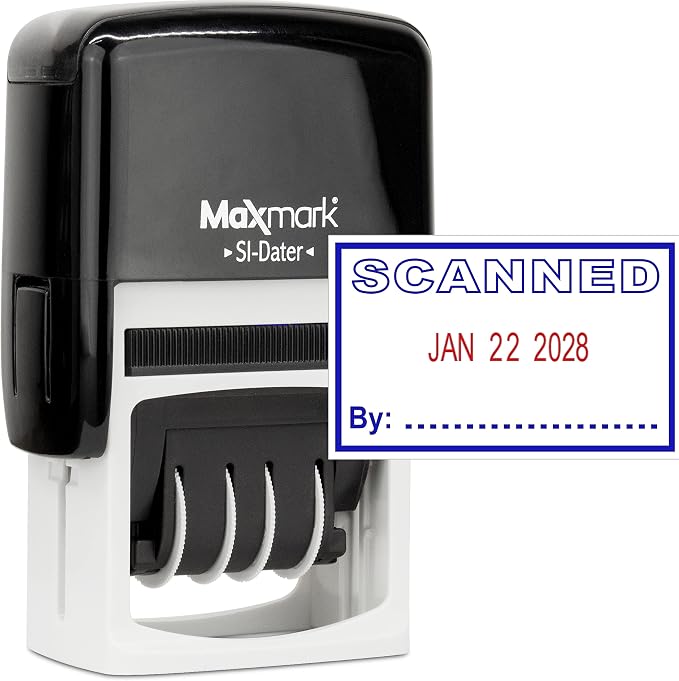 MaxMark Office Self Inking Date Stamp by Maxmark
