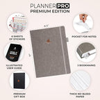 Clever Fox Planner Pro Premium – Luxurious Weekly & Monthly Planner - Image 2