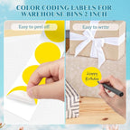 2 Inch Round Color Coding Labels - Image 4