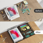 ITAYVAN Desk Drawer Organizer Set, Paper Organizer Letter Tray - Image 2