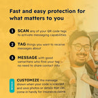 Lost Item Labels | Secure, Private Messaging Tags - Image 5