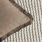 Foindtower Set of 2 Decorative Linen Fringe Lumbar Throw Pillow Covers Boho - Image 3