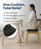 Everlasting Comfort Doctor Recommended Memory Foam Seat Cushion - Image 5