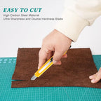 TIFICAL 40 Pack Utility Knife Box Cutter Retractable, 9mm Snap-Off Box Cutters - Image 2