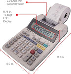 Sharp EL-1750V Two-Color Printing Calculator 2 Lines/Sec 3" Black/Red - Image 4