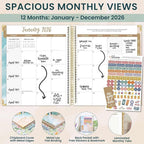bloom daily planners 2026 Hardcover Calendar Year Goal & Vision Planner - Image 2
