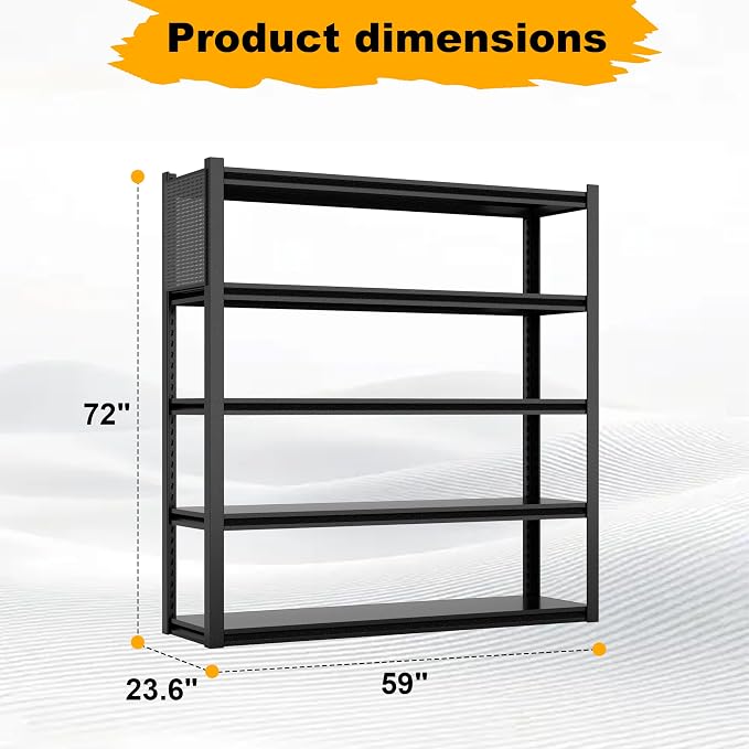 PLMFJQK 2 Sets Storage Shelves - Image 2