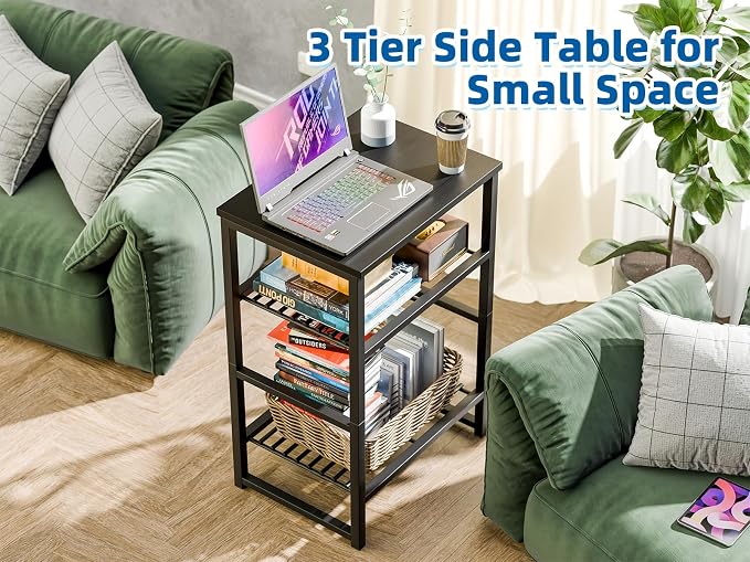 GEORIS 3 Tier Freestanding Printer Stand Shelf - Image 6
