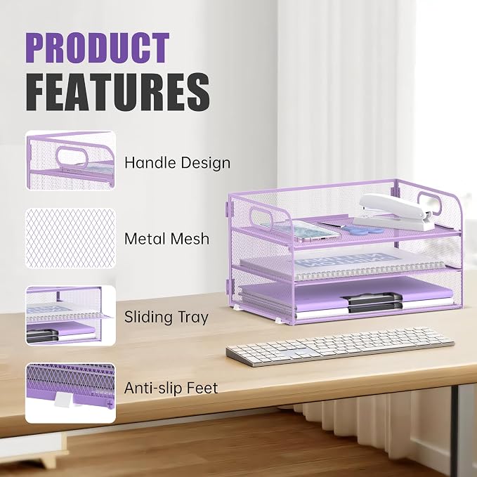 Daltack 3-Tier Paper Organizer - Image 4