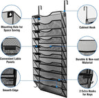 BOHDK Wall File Organizer, 10 Tire Hanging File Folder Mail Organizer, Vertical - Image 3