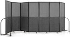 Folding Room Partition, Freestanding Privacy Divider, Portable Office Divider by StrongBird
