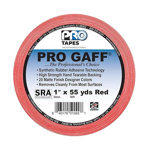 1" Width ProTapes Pro Gaff Premium Matte Cloth Gaffer's Tape - Image 2