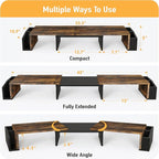 Simple Houseware Desk Dual Monitor Stand Riser - Image 3