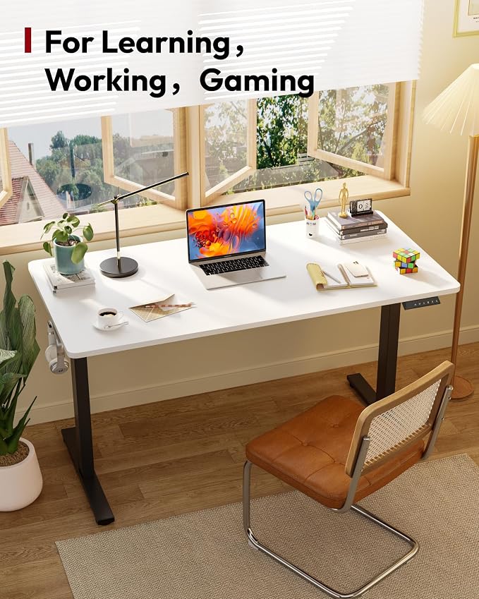 SANODESK Electric Standing Desk 55 x 28 Inches Whole-Piece Desktop Height - Image 4