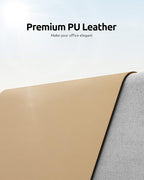 YSAGi Leather Desk Protector, Office Mat, Large Mouse Pad, Non-Slip PU Leather - Image 2