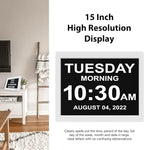 American Lifetime 【New 2024 Dementia Clock Large Digital Clock - Image 6