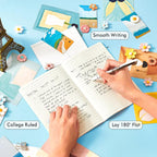 8 Pack Soft Cover Journal Bulk, Feela Notebooks College Ruled - Image 3