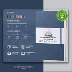 Beechmore Books A3 Sketchbook – 11.7x16.5 Premium Vegan Leather Bound Extra - Image 2