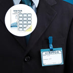 1 Pack of Visitor Badges Log - Image 7