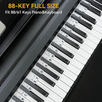 BEATBIT Piano Notes Guide for Beginner, Removable Piano Keyboard Note Labels - Image 3