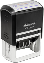 MaxMark Large Self-Inking Rubber Date Office Stamp - Image 2