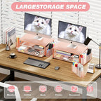 OPNICE Desk Organizers and Accessories, 2-Tier Computer Monitor Stand - Image 4