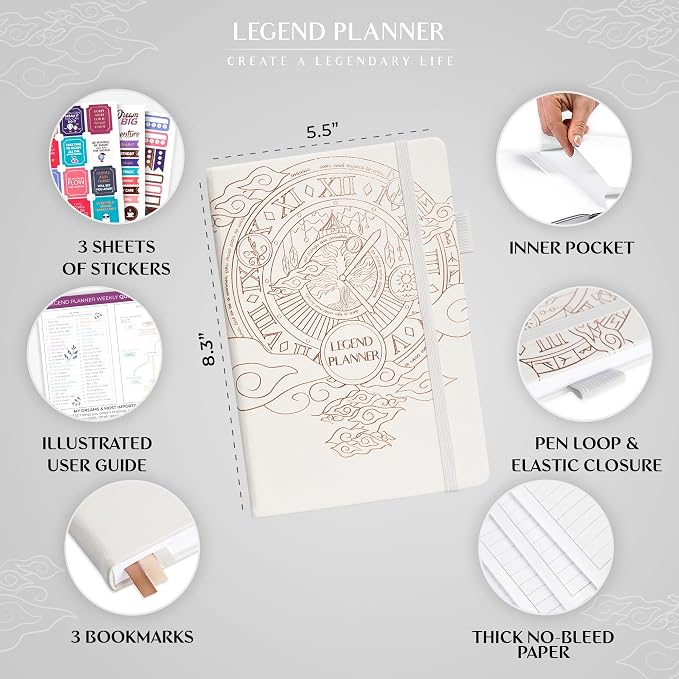 Legend Planner – Weekly & Monthly Life Planner to Hit Your Goals & Live - Image 2