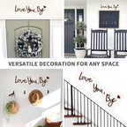 Home Decor Brown Love You Bye Wood Sign Boho Decor Wall Decor Express Love and - Image 4
