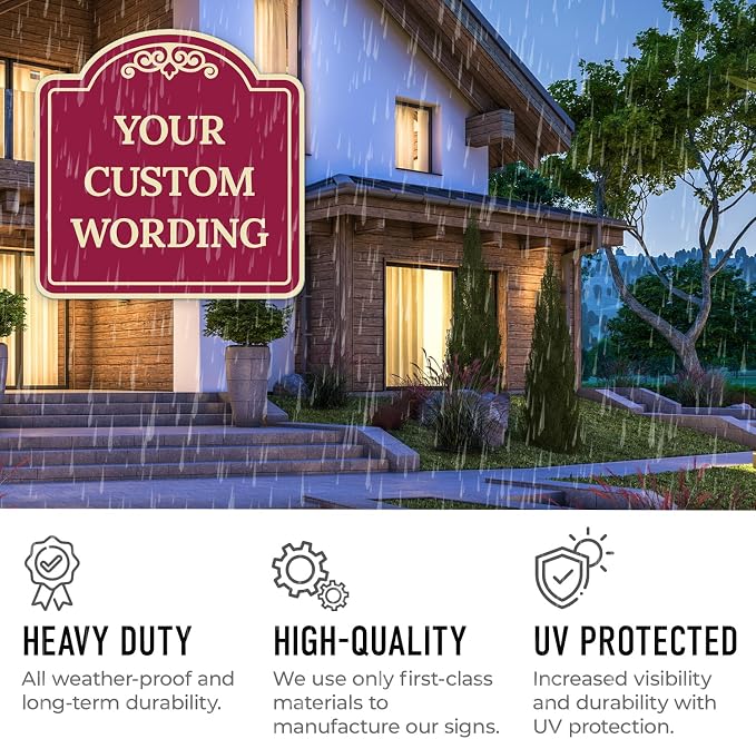 Custom Decorative Sign, Personalized Metal Sign - Image 5